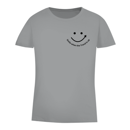 Damen Premium Bio T-Shirt Smile when the Trend is up
