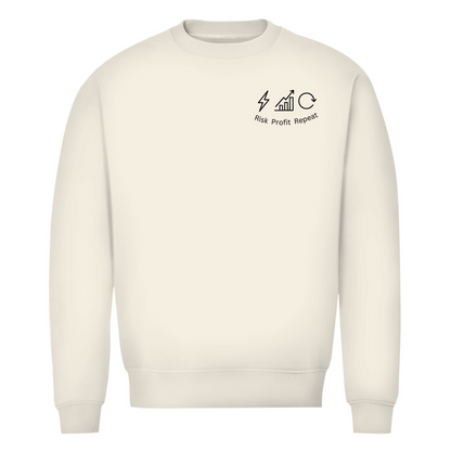 Herren Premium Bio Sweatshirt Risk Profit Repeat