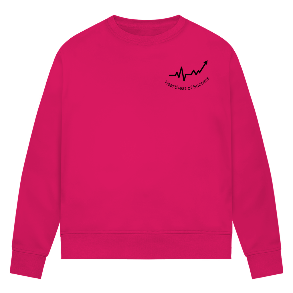 Damen Premium Bio Sweatshirt Heartbeat of Success