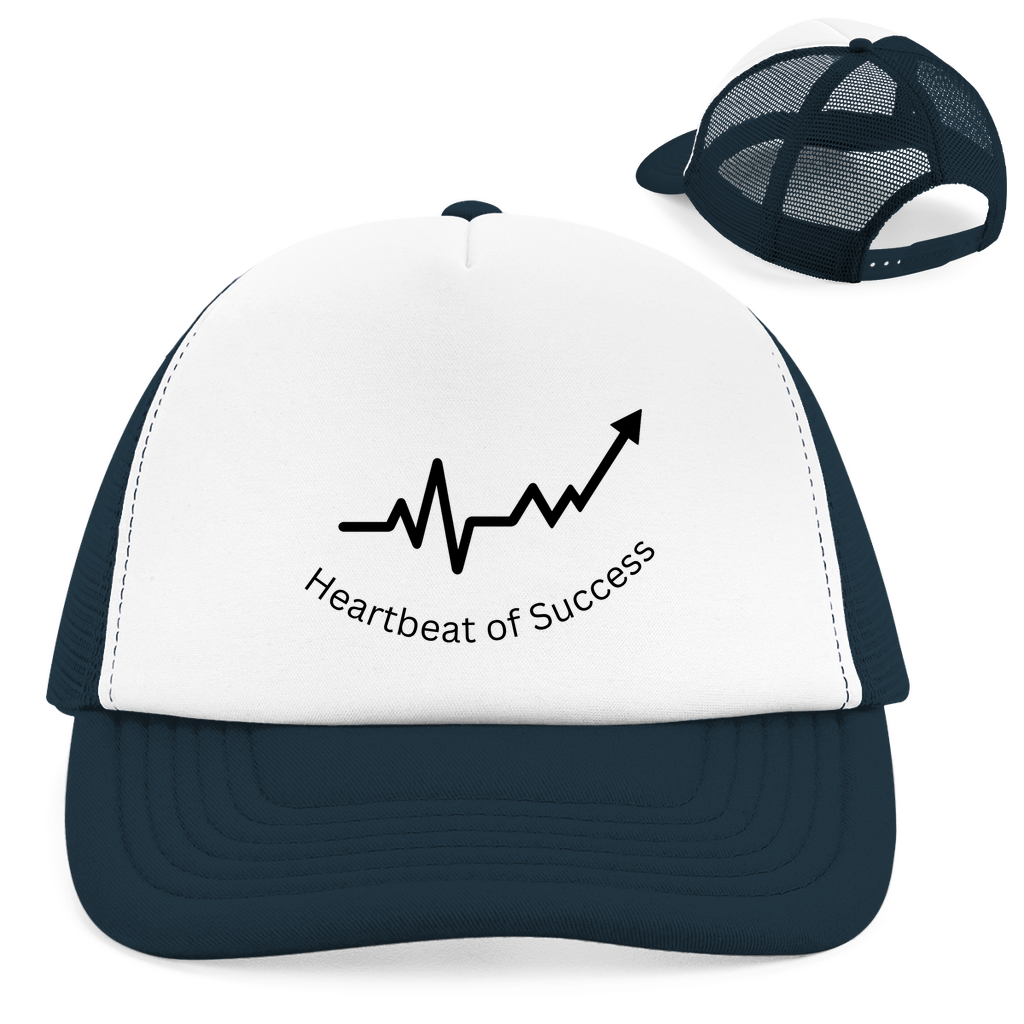 Retro Trucker Cap Heartbeat of Success