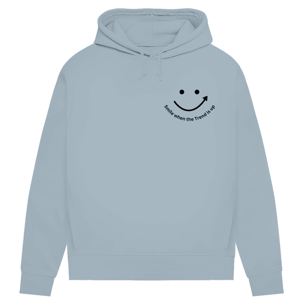Damen Premium Bio Hoodie Smile when the Trend is up
