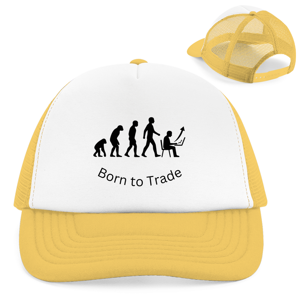 Retro Trucker Cap Born to Trade