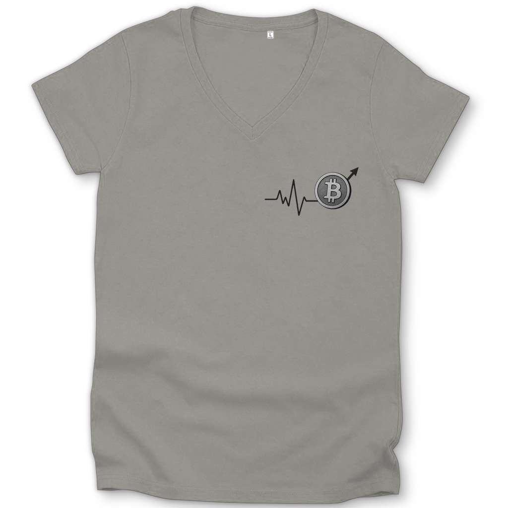 Damen Premium Bio V-Neck T-Shirt EKG