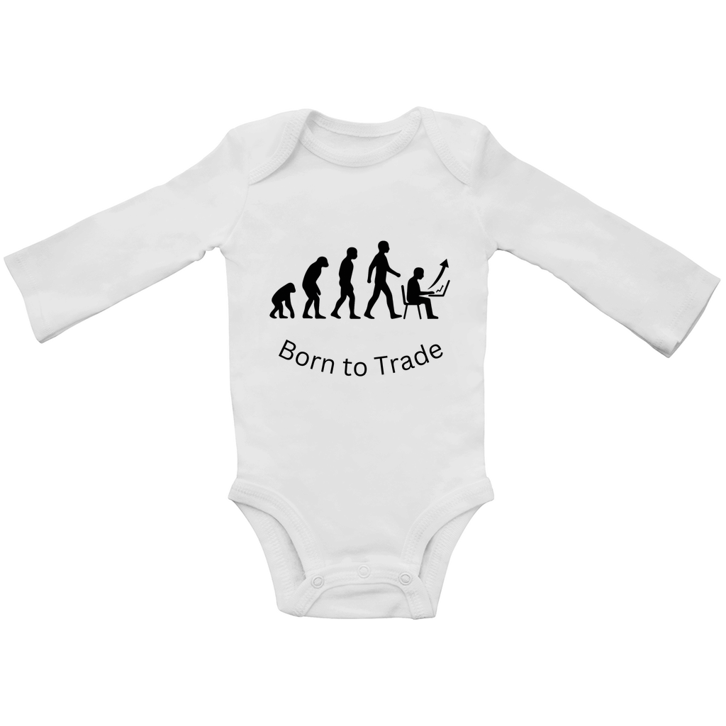 Baby Bio Bodysuite Langarm Born to Trade