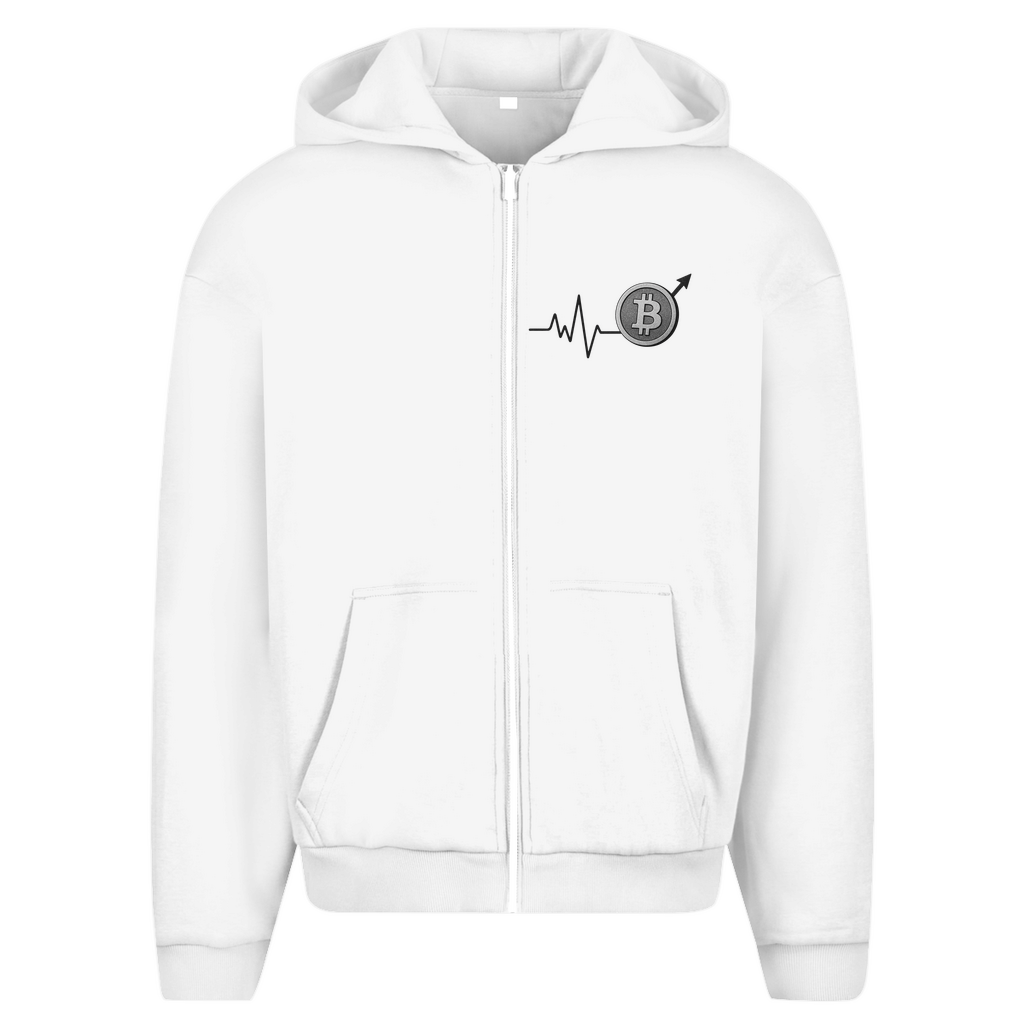 Herren Oversize Zipper Hoodie EKG