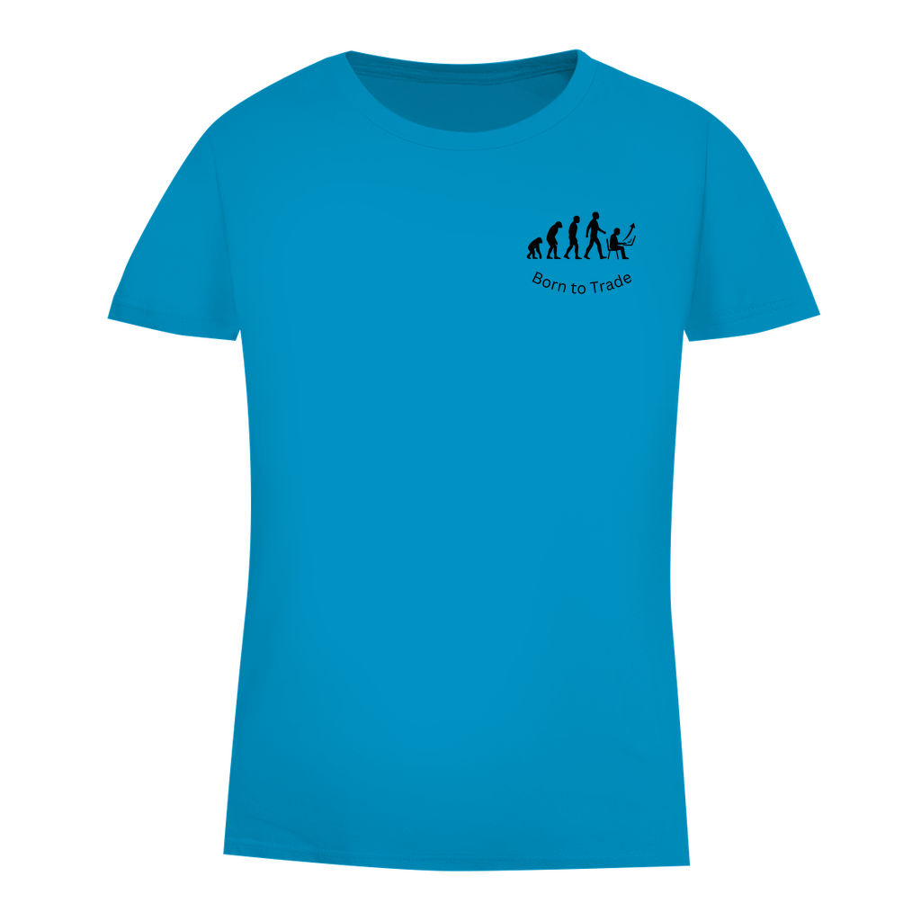 Damen Premium Bio T-Shirt Born to Trade