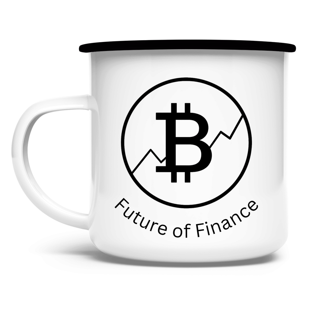 Emaille Tasse Future of Finance