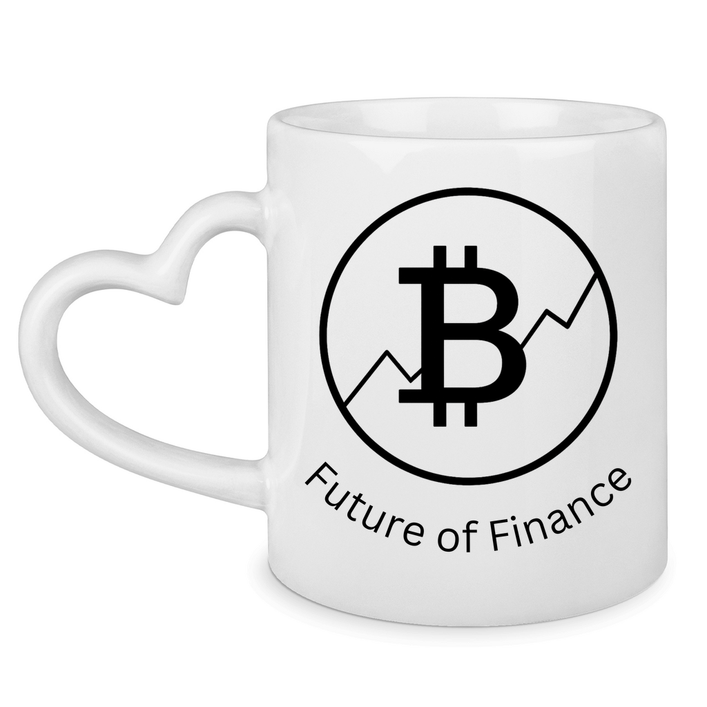 Tasse mit Herzhenkel Future of Finance