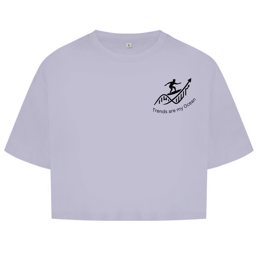 Damen Oversize Crop Top Trends are my Ocean