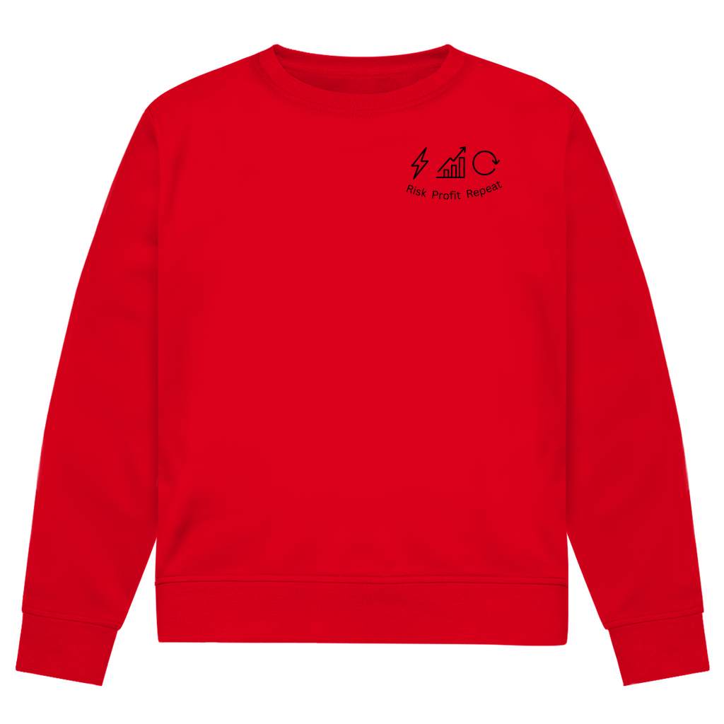 Herren Premium Bio Sweatshirt Risk Profit Repeat