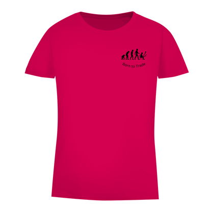 Damen Premium Bio T-Shirt Born to Trade