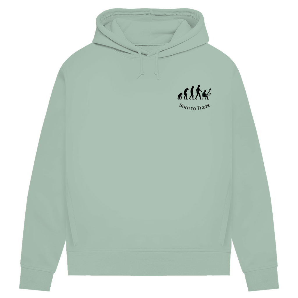 Damen Premium Bio Hoodie Born to Trade