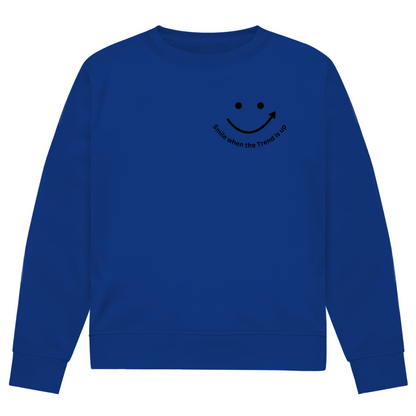 Herren Premium Bio Sweatshirt Smile when the Trend is up