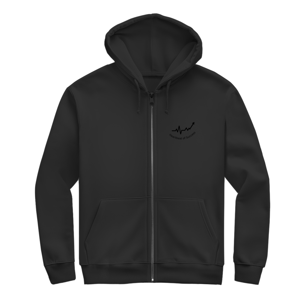 Herren Zipper Hoodie Heartbeat of Success