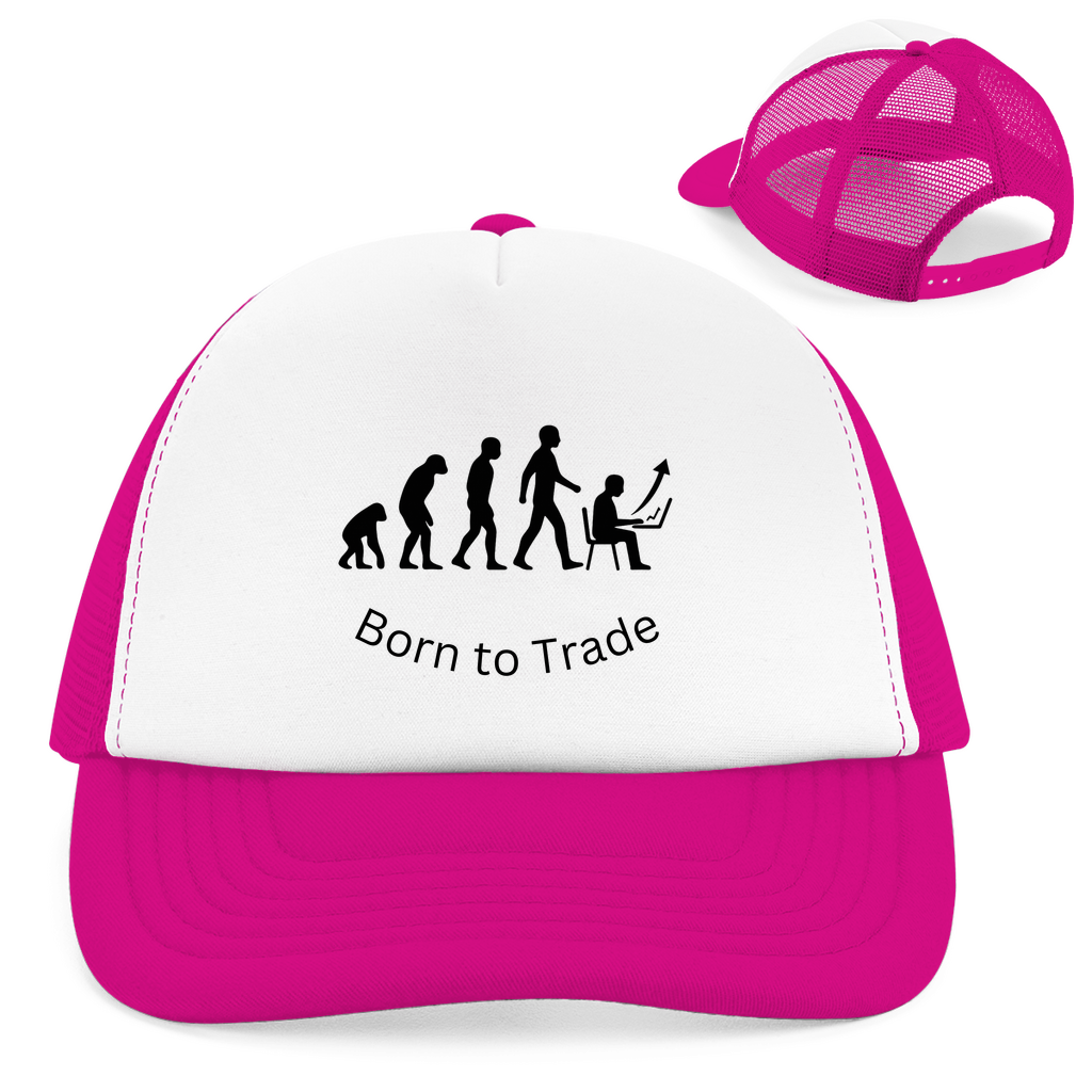 Retro Trucker Cap Born to Trade