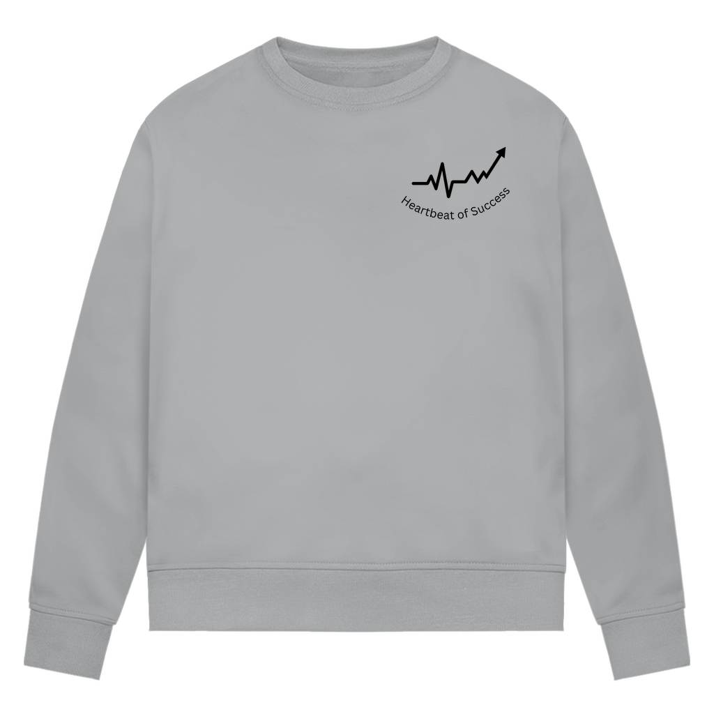Damen Premium Bio Sweatshirt Heartbeat of Success