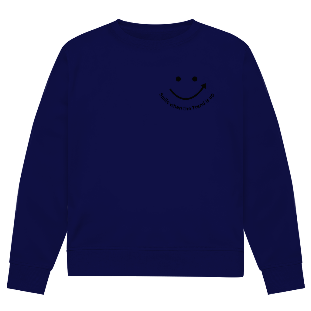 Herren Premium Bio Sweatshirt Smile when the Trend is up