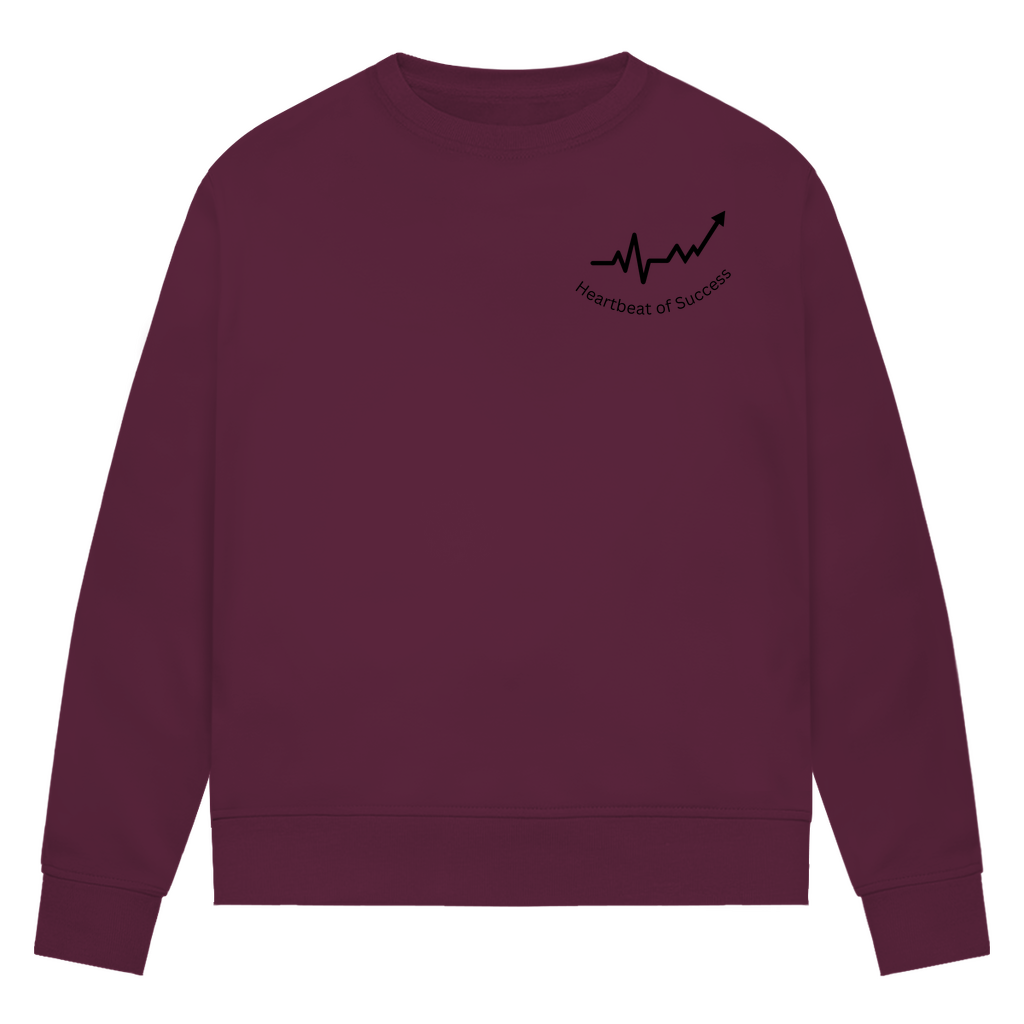 Damen Premium Bio Sweatshirt Heartbeat of Success