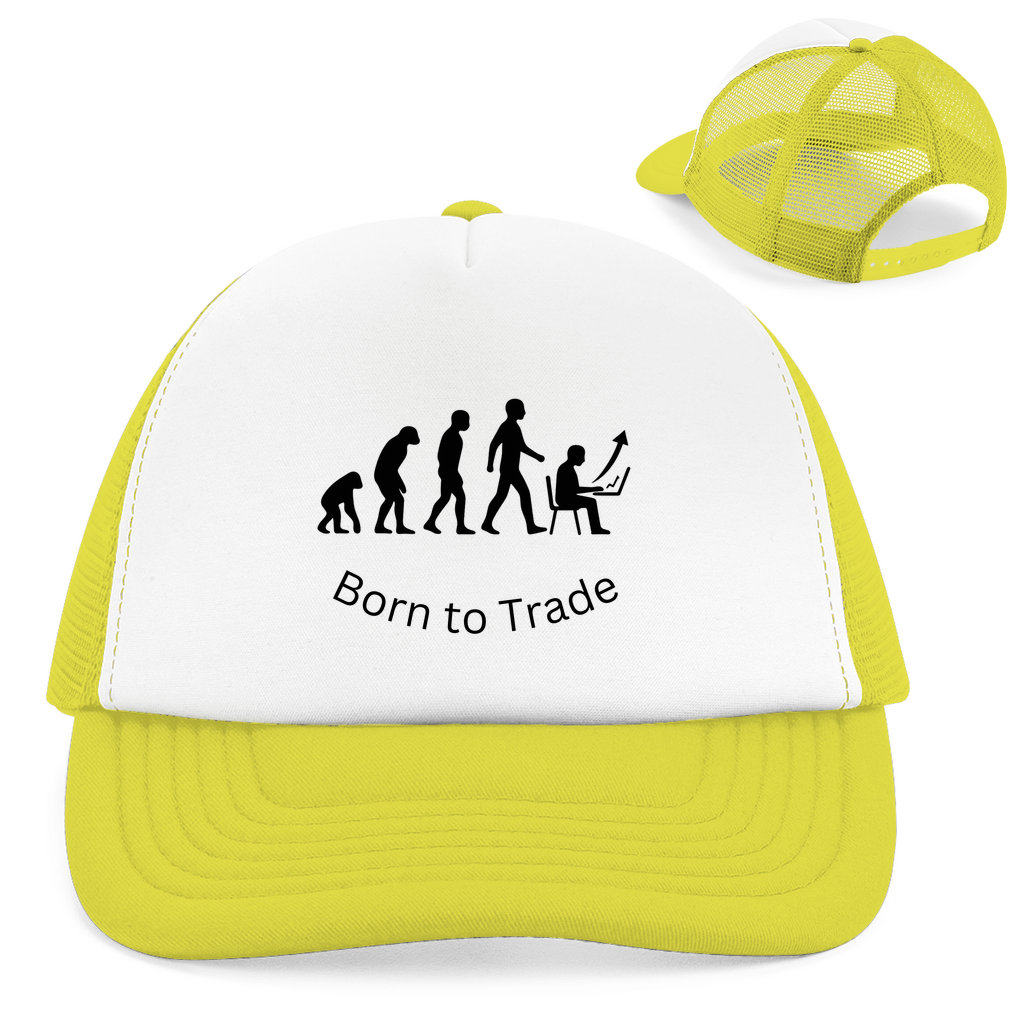 Retro Trucker Cap Born to Trade