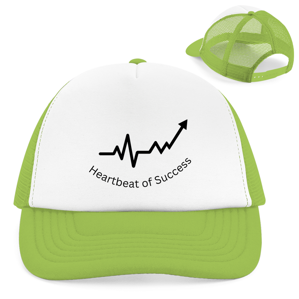 Retro Trucker Cap Heartbeat of Success
