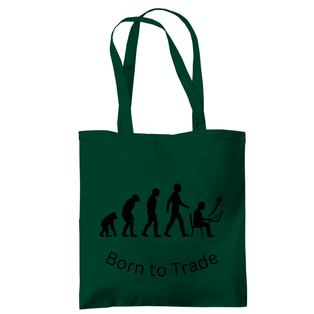 Tragetasche Born to Trade