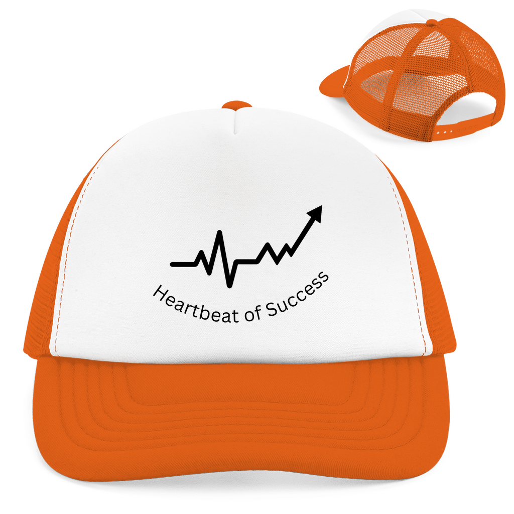 Retro Trucker Cap Heartbeat of Success