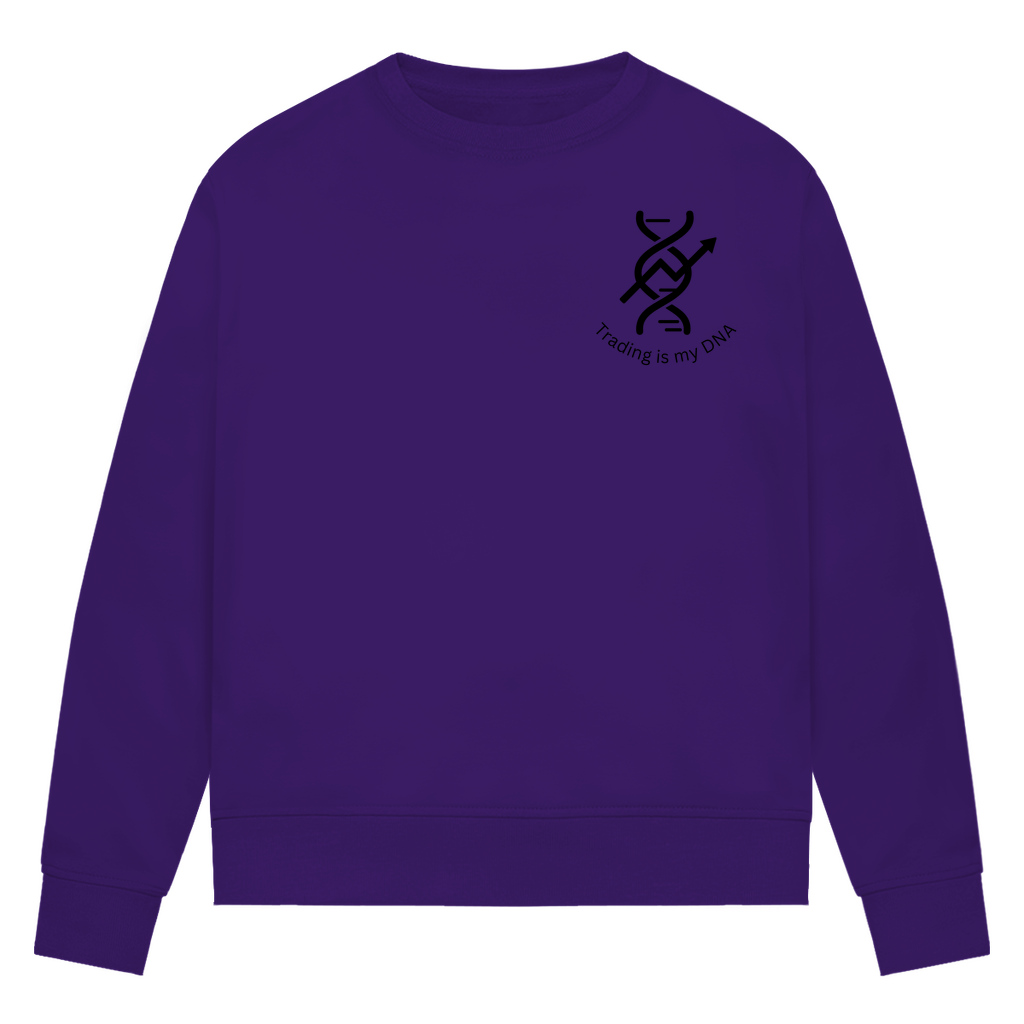 Damen Premium Bio Sweatshirt Trading is my DNA