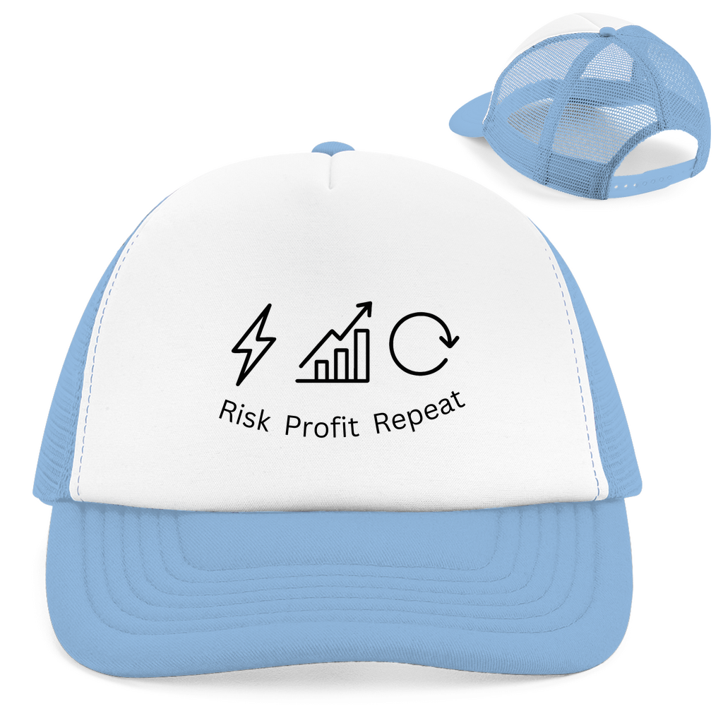 Retro Trucker Cap Risk Profit Repeat