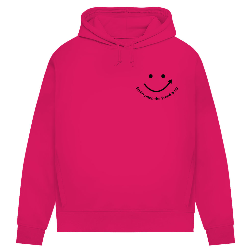 Damen Premium Bio Hoodie Smile when the Trend is up
