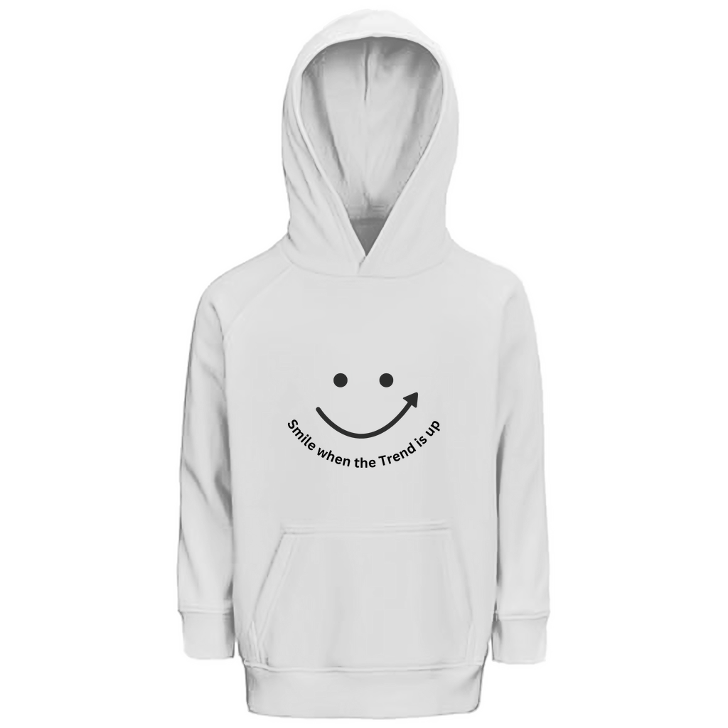 Kinder Premium Bio Hoodie Smile when the Trend is up