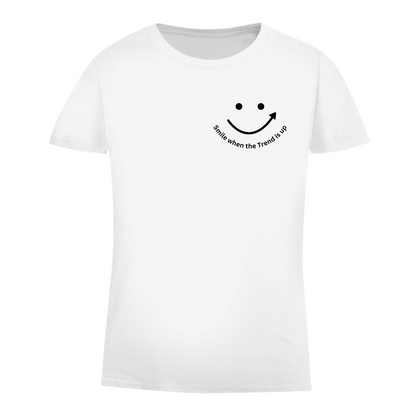 Damen Premium Bio T-Shirt Smile when the Trend is up