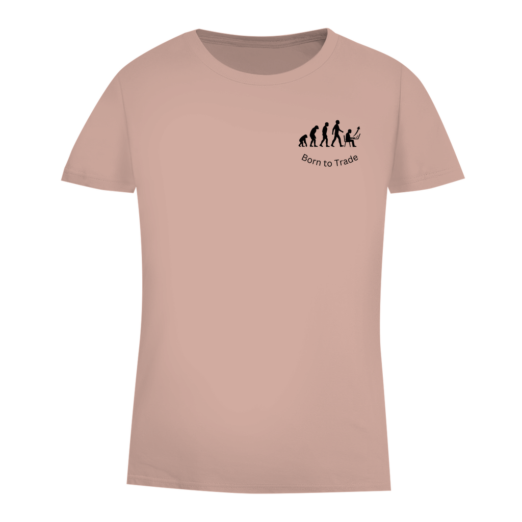 Damen Premium Bio T-Shirt Born to Trade