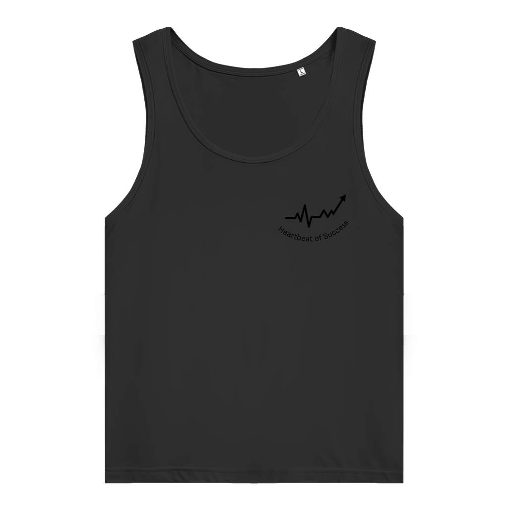 Damen Premium Organic Tank Top Heartbeat of Success