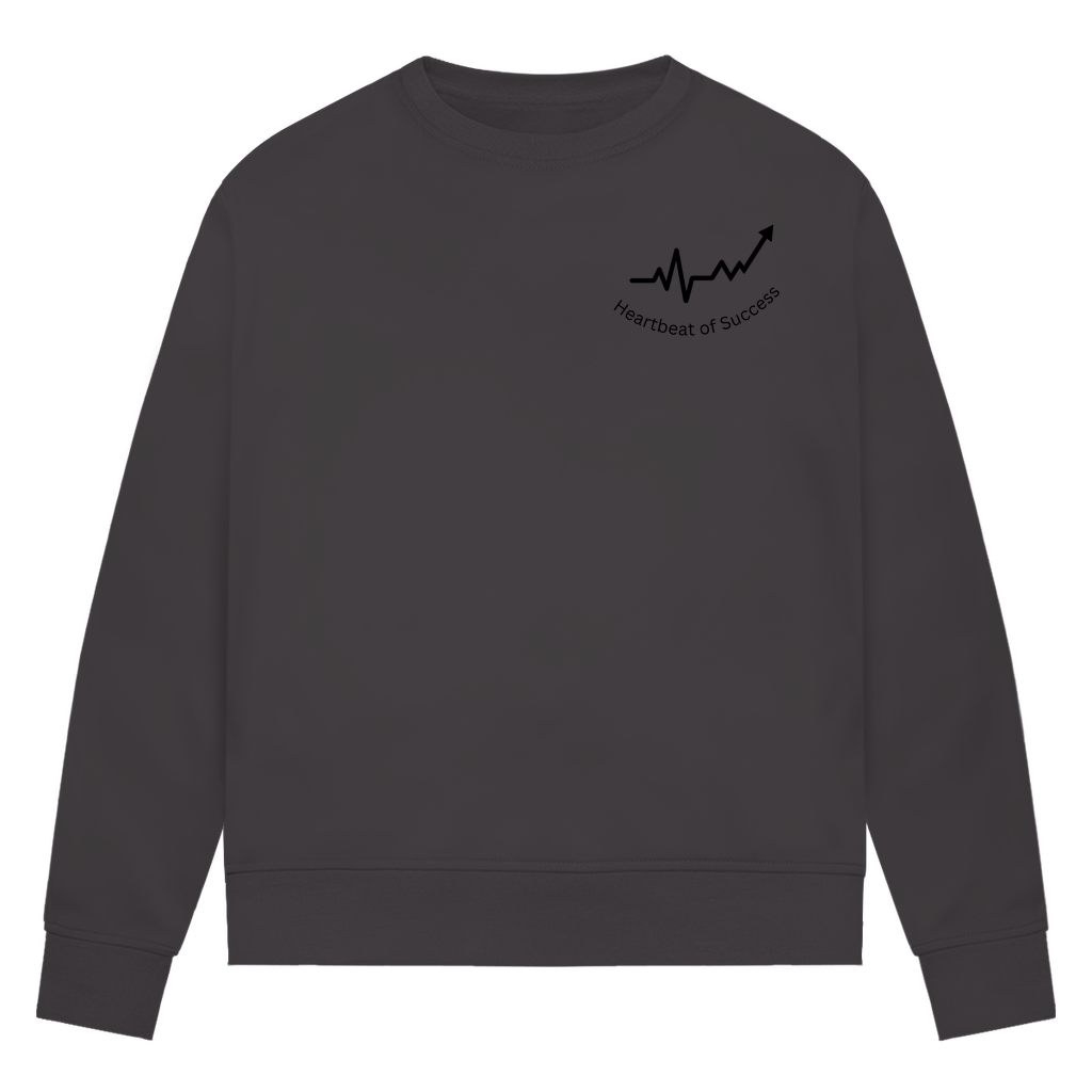 Damen Premium Bio Sweatshirt Heartbeat of Success