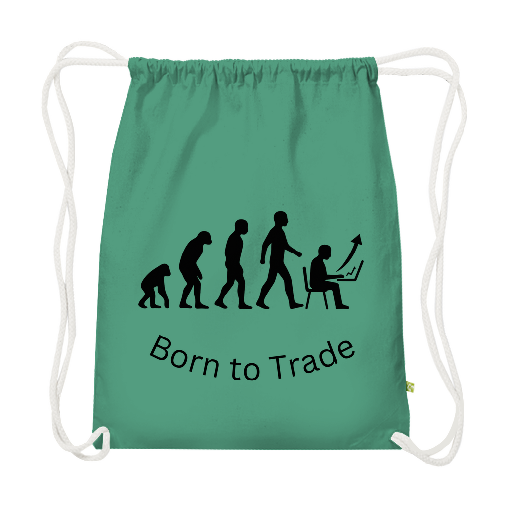 Premium Bio Turnbeutel Born to Trade