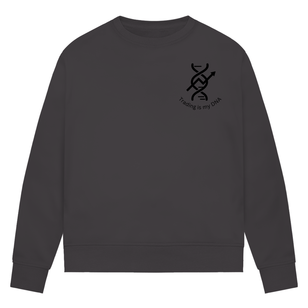 Damen Premium Bio Sweatshirt Trading is my DNA