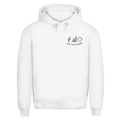 Herren Premium Bio Hoodie Risk Profit Repeat