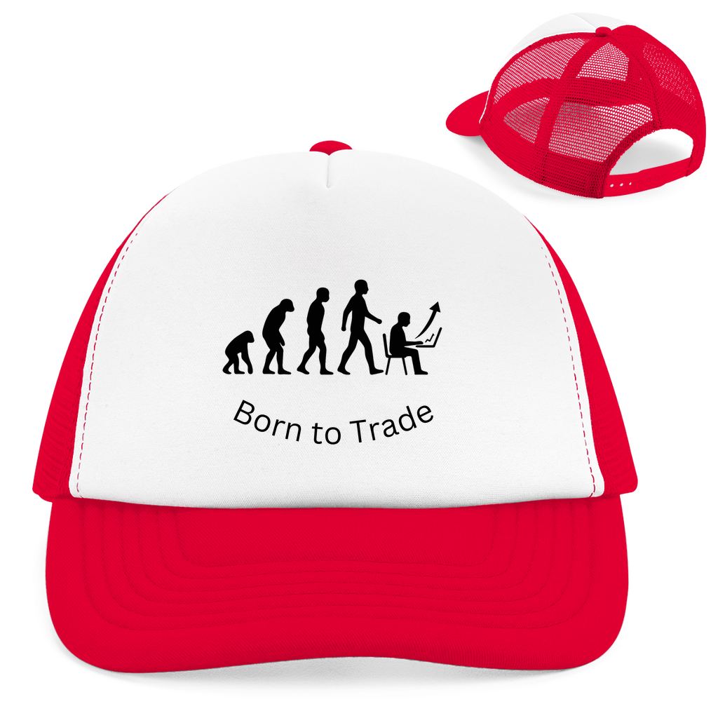 Retro Trucker Cap Born to Trade