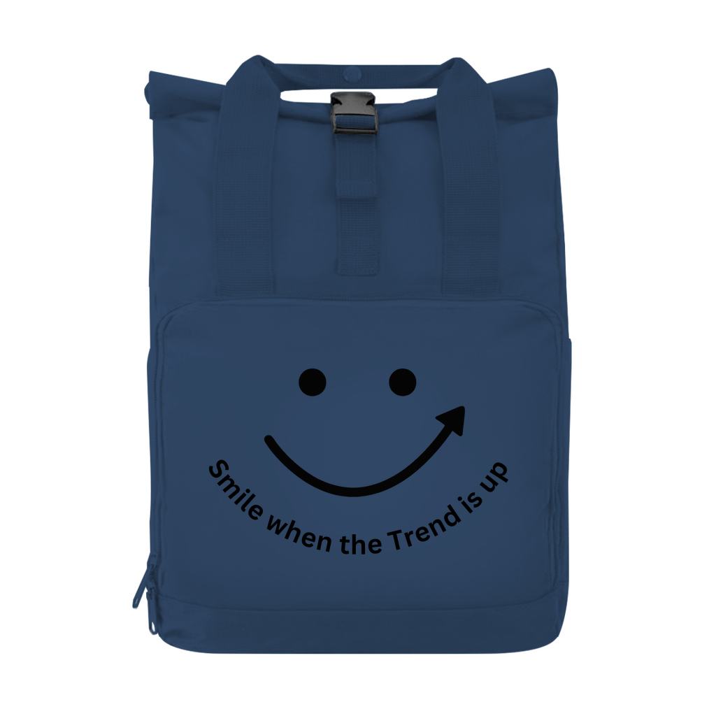 Rucksack mit Seitentasche Smile when the Trend is up