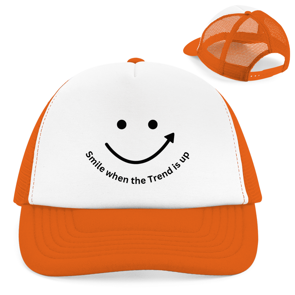 Retro Trucker Cap Smile when the Trend is up