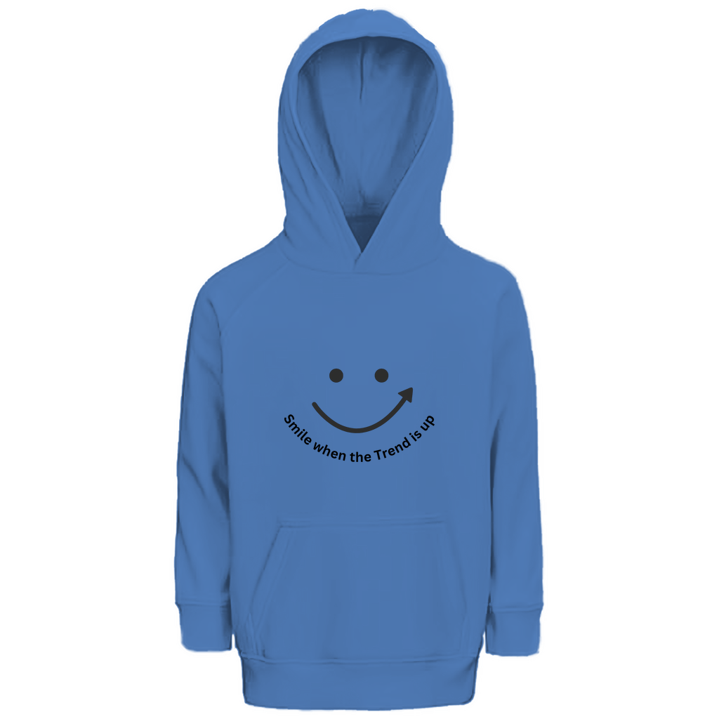 Kinder Premium Bio Hoodie Smile when the Trend is up