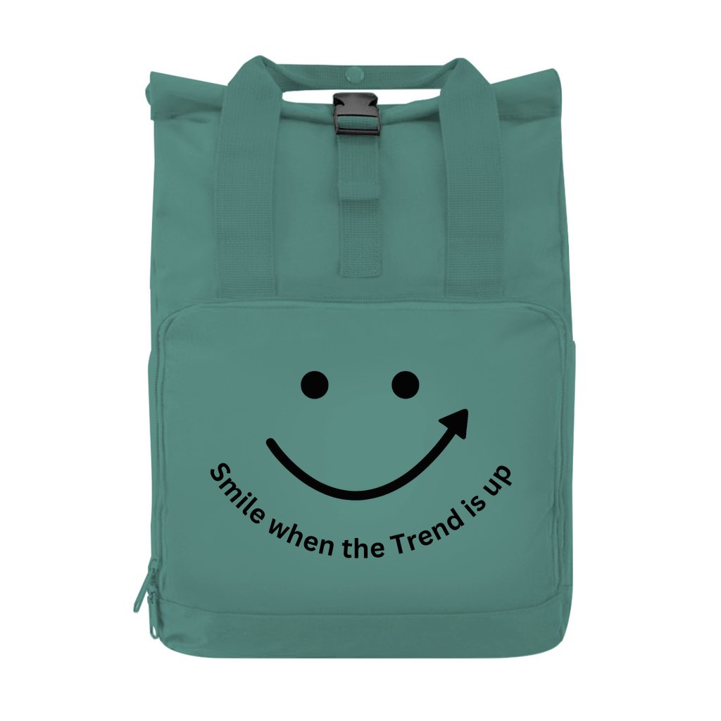 Rucksack mit Seitentasche Smile when the Trend is up