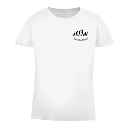Damen Premium Bio T-Shirt Born to Trade
