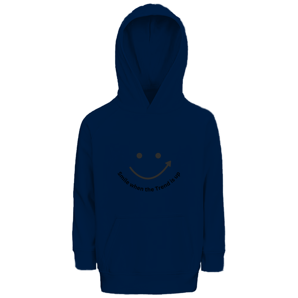 Kinder Premium Bio Hoodie Smile when the Trend is up