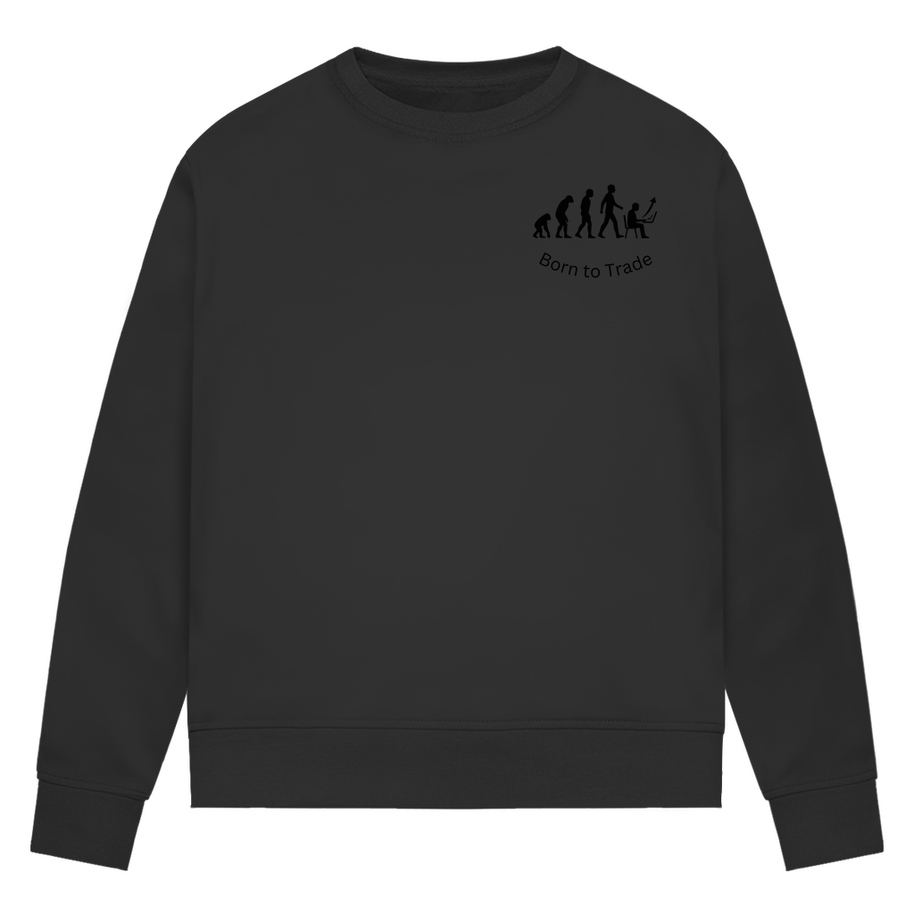 Damen Premium Bio Sweatshirt Born to Trade