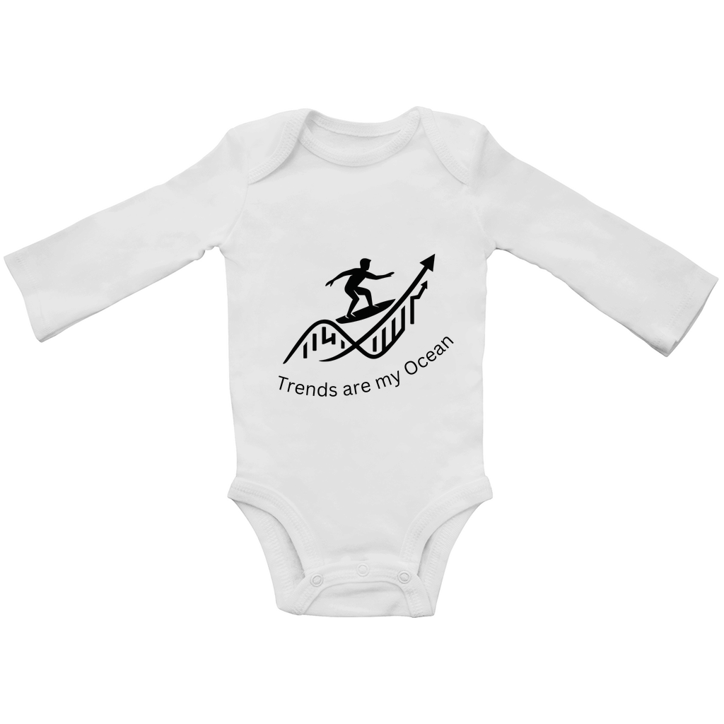 Baby Bio Bodysuite Langarm Trends are my Ocean