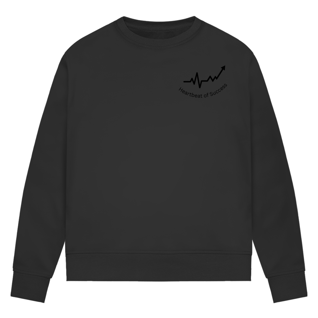 Damen Premium Bio Sweatshirt Heartbeat of Success