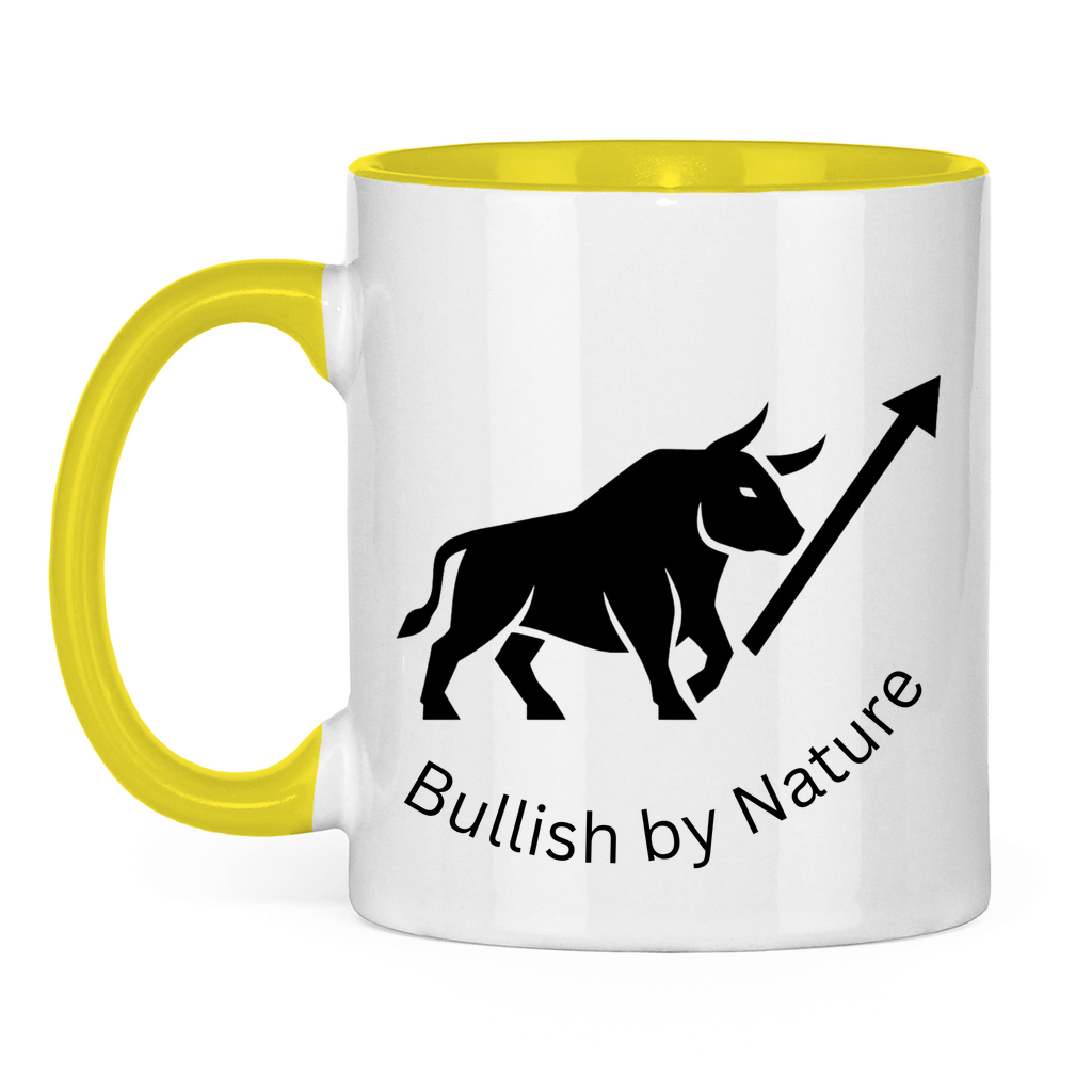 Tasse zweifarbig Bullish by Nature