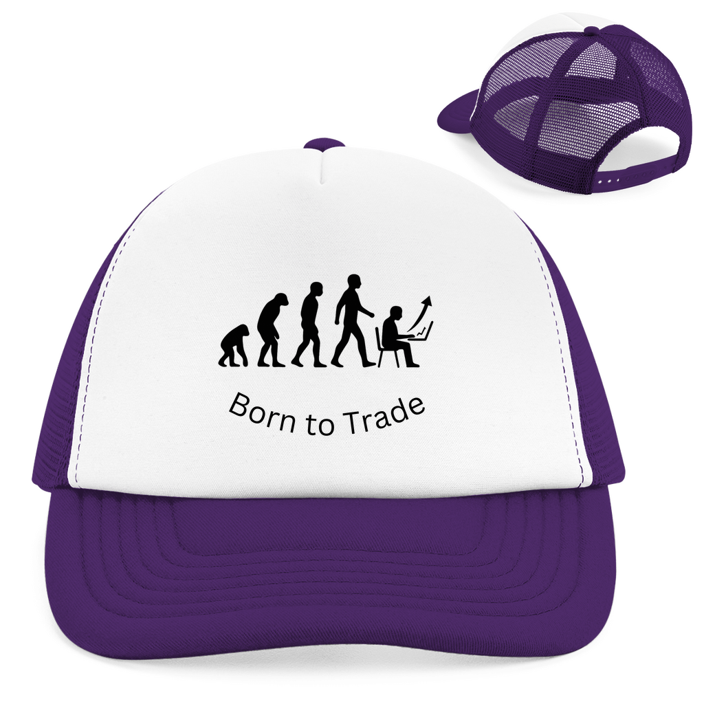 Retro Trucker Cap Born to Trade