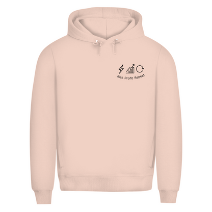 Herren Premium Bio Hoodie Risk Profit Repeat